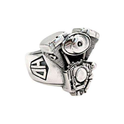 SAGEKING Steampunk Motorcycle Engine Skull Ring For Men Fashion Hip Hop  316L Stainless Steel Biker Ring Fashion Jewelry Gift|Amazon.com